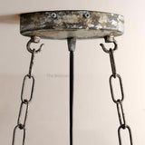 La CaArtis Oval Chandelier in Silver Clay - thebelacan
