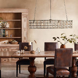 La CaArtis Oval Chandelier in Silver Clay - thebelacan