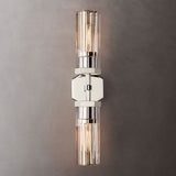 Lambert Hexagonal Linear Short Wall Sconce - thebelacan