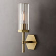 Lambert Hexagonal Short Wall Sconce - thebelacan