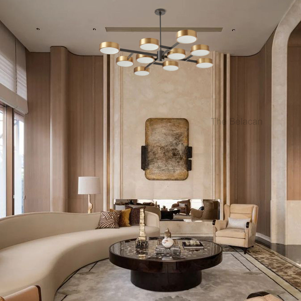 Lena Large Starburst Chandelier - thebelacan