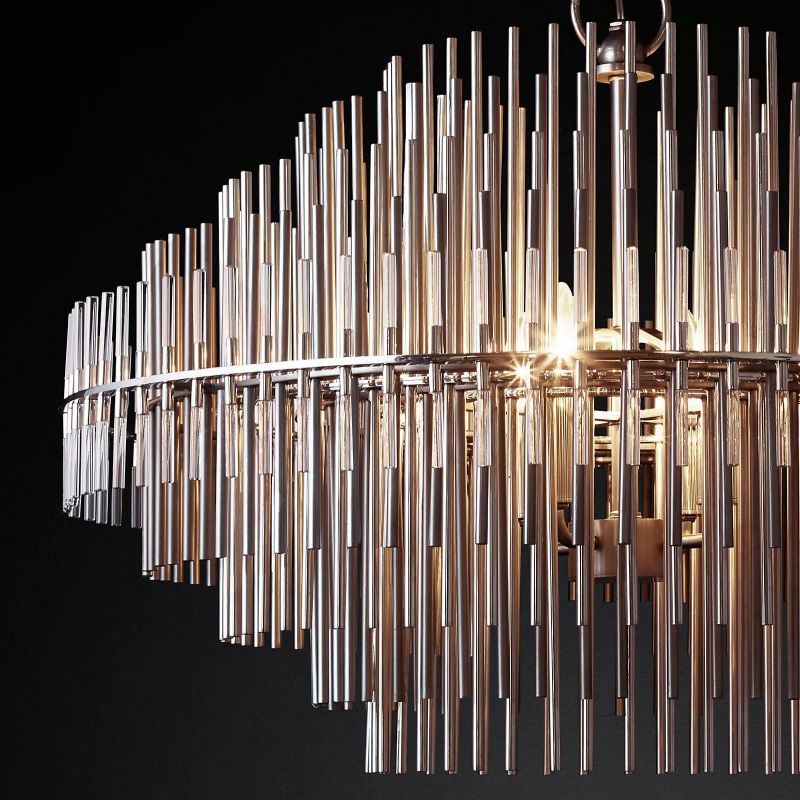 Liliam Sculpture Round Chandelier 42" - thebelacan