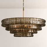 Lime Glass Round Chandelier - thebelacan