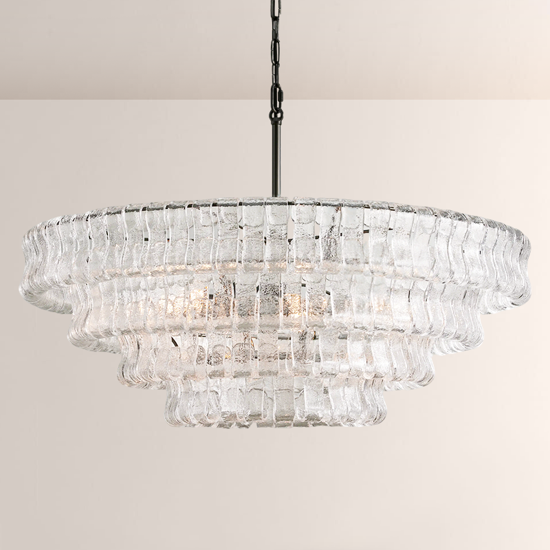 Lime Glass Round Chandelier - thebelacan