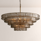 Lime Glass Round Chandelier - thebelacan