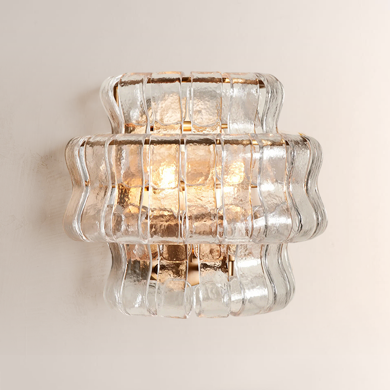 Lime Glass Wall Sconce 12" - thebelacan