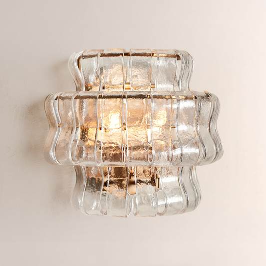 Lime Glass Wall Sconce 12" - thebelacan