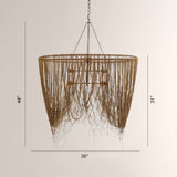 Lindsay Oval Chains Chandelier - thebelacan