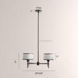 Lizs 4-Light Round Chandelier - thebelacan