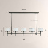 Lizs Linear Chandelier - thebelacan