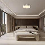 LuminaVein Marble-Rim Oval Flush Mount - thebelacan