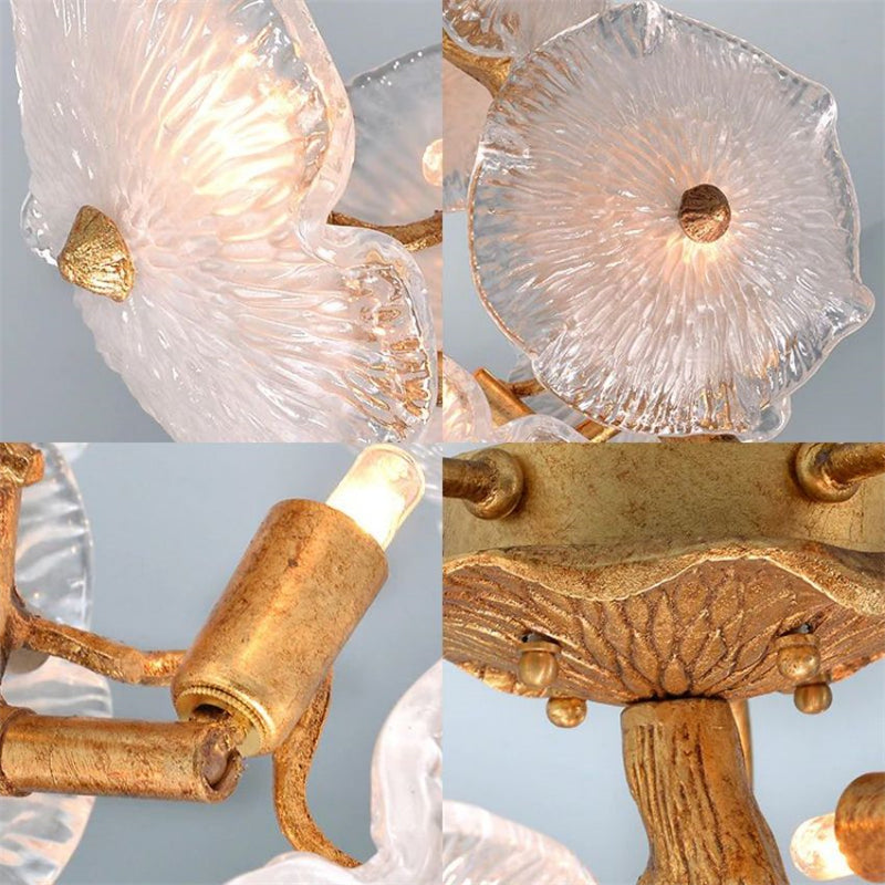 Magnolia Modern Luxury Branch Chandelier For Staircase - thebelacan