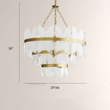 Malory Three-Layer Round Chandelier - thebelacan