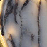 MarbleGlow Circular Accent Marble Wall Sconce - thebelacan
