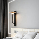 MarbleGlow Linear-Mount Disc Marble Wall Sconce - thebelacan