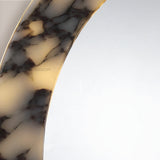 MarbleGlow Marble-Rim Mirror Sconce - thebelacan