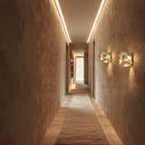 MarbleGlow Organic-Form Marble Wall Sconce - thebelacan