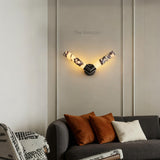 MarbleGlow V-Shaped Dual Cylinder Marble Wall Sconce - thebelacan