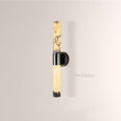 MarbleGlow Vertical Cylinder Marble Wall Sconce - thebelacan