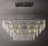 Margerie 4-Tier Rectangular Chandelier 72" - thebelacan
