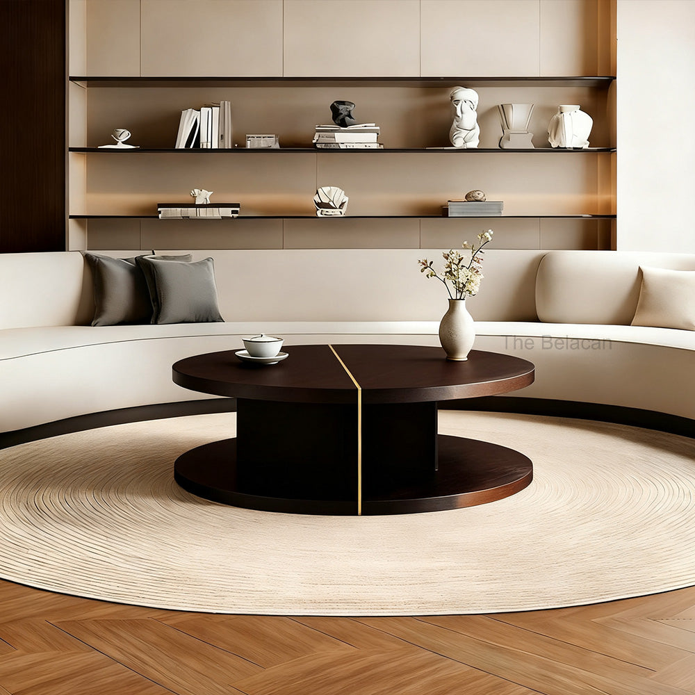 Mihaela Round Coffee Table - thebelacan