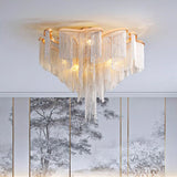 Modern Aluminum Chain Tassel Pendant - thebelacan