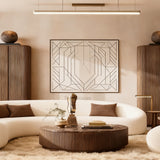 MulRegal Emperador Plinth Round Coffee Table - thebelacan