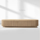 MulRegal Oak Wood Coffee Table - thebelacan