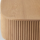 MulRegal Oak Wood Coffee Table - thebelacan