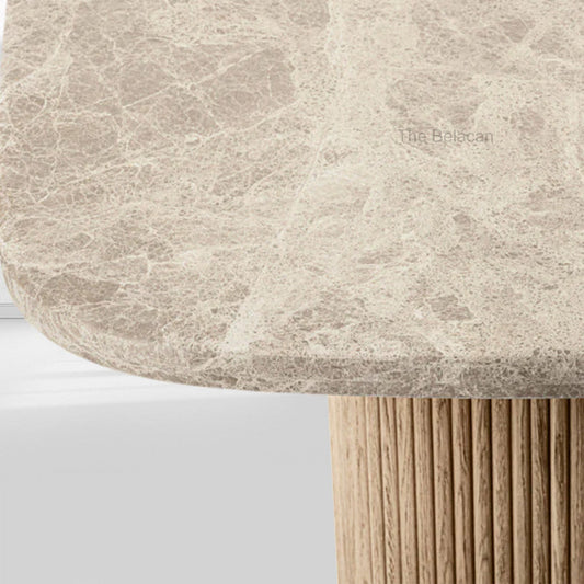 MulRegal Stone Rectangular Dining Table - thebelacan