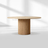 MulRegal Stone Round Dining Table - thebelacan