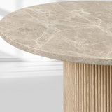MulRegal Stone Round Dining Table - thebelacan