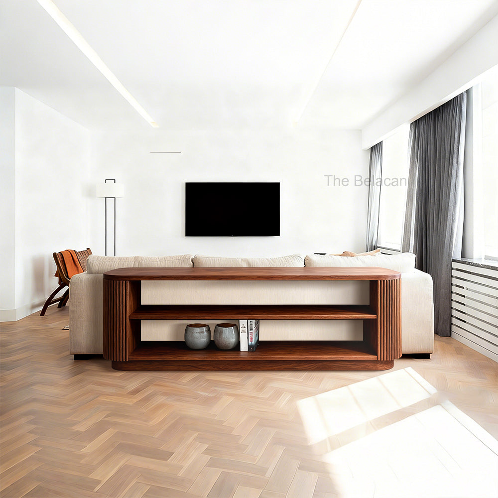 MulRegal Wood Sofa Back Console Table - thebelacan