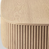 Mulholland Oak Wood Coffee Table - thebelacan