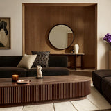 Mulholland Oak Wood Coffee Table - thebelacan