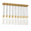 Noland 27-Light Linear Crystal Chandelier 48" - thebelacan