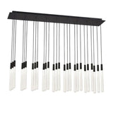 Noland 27-Light Linear Crystal Chandelier 48" - thebelacan