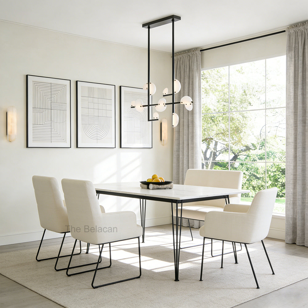 Nora Linear Alabaster Chandelier - thebelacan