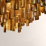 Nova Crystal Prism Round Chandelier