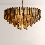 Nova Crystal Prism Round Chandelier
