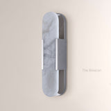 OpalEdge Oval Alabaster Wall Sconces 13.8 19.7H - thebelacan