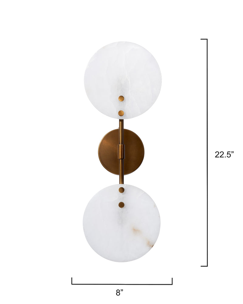 Oracle Alabaster Sconce - thebelacan