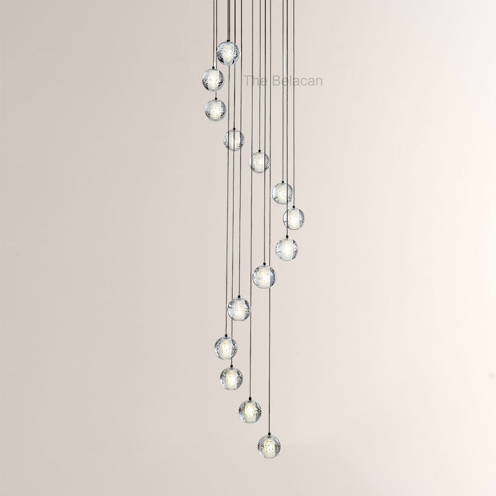 Pearl Ball Ceiling Chandelier 14 20 Light