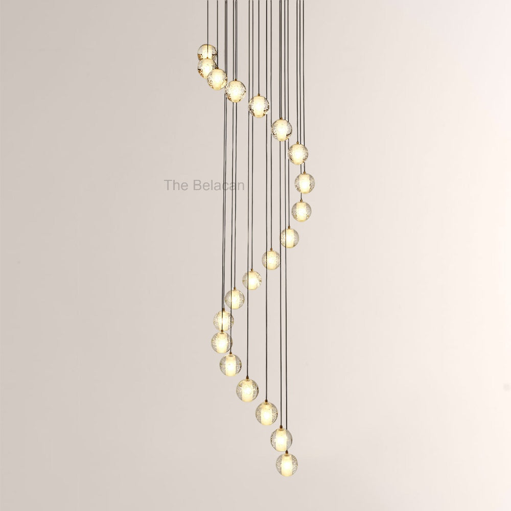 Pearl Ball Ceiling Chandelier 14 20 Light