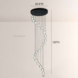 Pearl Ball Ceiling Chandelier 14 20 Light
