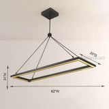 Peral Rectangular Chandelier 48"/62" - thebelacan