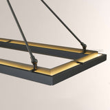 Peral Rectangular Chandelier 48"/62" - thebelacan