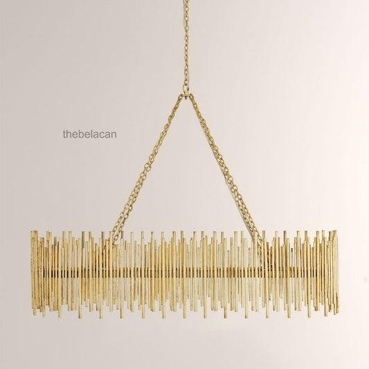 Prestige American Retro Style Oval Chandelier - thebelacan