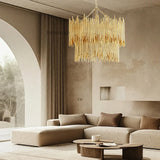 Prestige American Retro Style Two Tiered Circular Chandelier - thebelacan