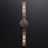 Prismatic Glass Linear Wall Sconce - thebelacan